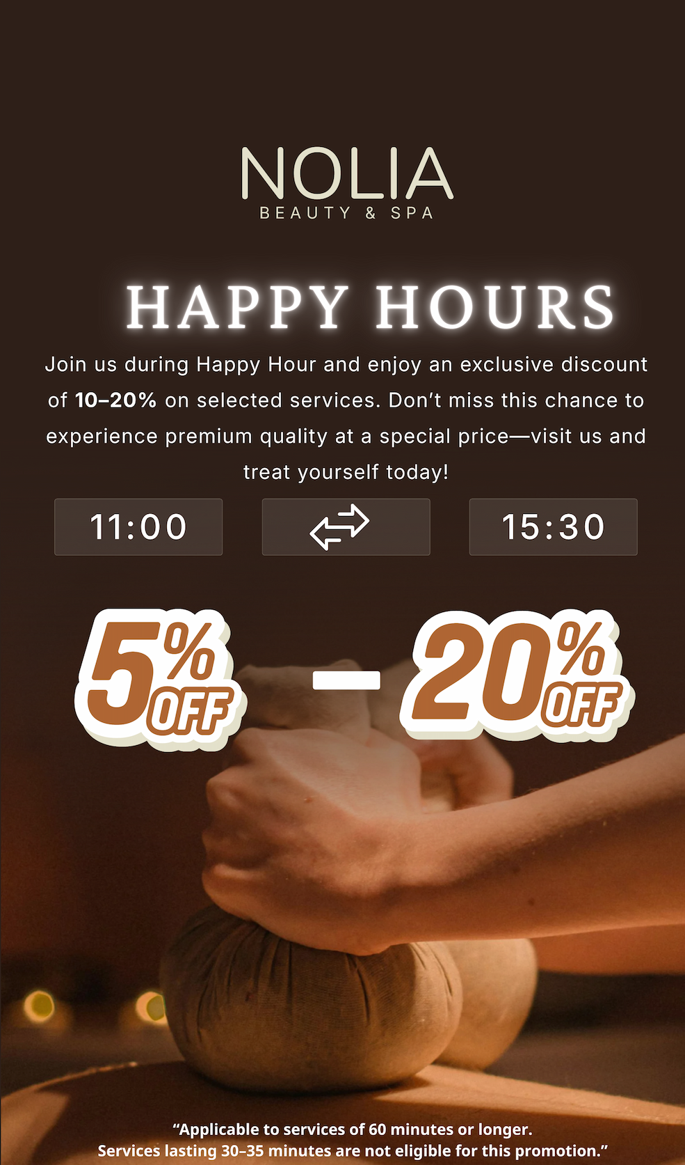 Happy Hours - Nolia Spa